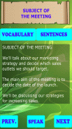 learn speaking English for Business meetings free screenshot 0