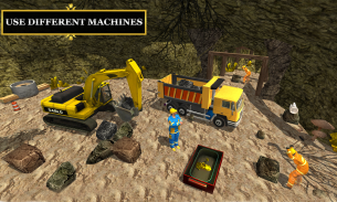 Cave Mine Construction Sim: Gold Collection Game screenshot 0