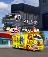 Mod Bussid Truk Trailer Full Strobo screenshot 4