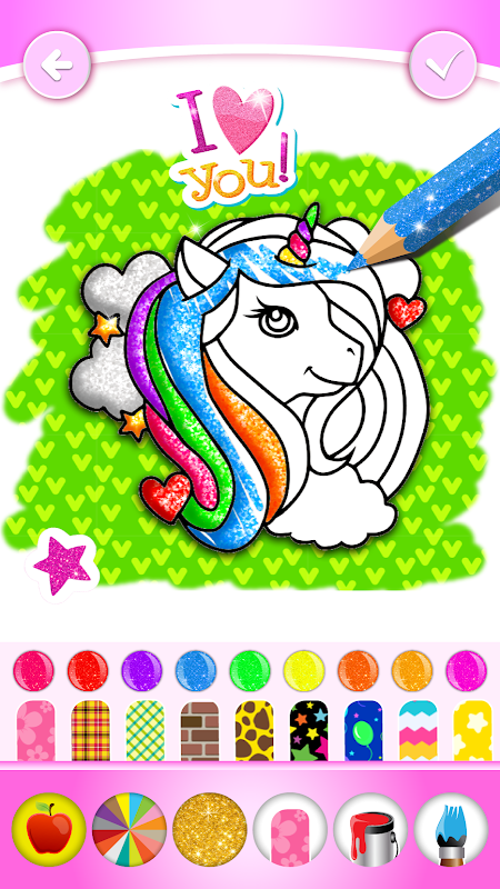 Download Unicorn Coloring Book Glitter 1 3 Download Android Apk Aptoide
