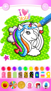 Unicorn Coloring Book Glitter screenshot 13