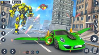 Flying Car Robot Game Car Game screenshot 0