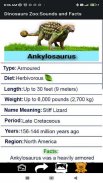 Dinosaurs Zoo:Sounds and Facts screenshot 10