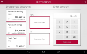 IU Credit Union Mobile Banking screenshot 0