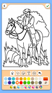 Caballo Juego Colorear screenshot 2