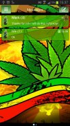 GO SMS Pro Theme marijuana screenshot 0