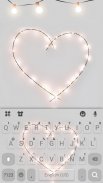 الكيبورد Fairy Lights Heart screenshot 3