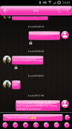 Gloss Pink SMS Mensajes screenshot 2