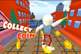 3D Subway Kids Rail Dash Run screenshot 2