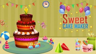 Sweet Cake Maker Cooking Games screenshot 4