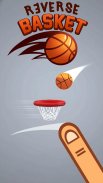 Reverse Basket: permainan bola keranjang screenshot 0