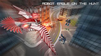 Flying Robot Eagle - Muscle Car Robot Transform screenshot 0