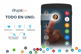 Contactos & Teléfono - drupe screenshot 1