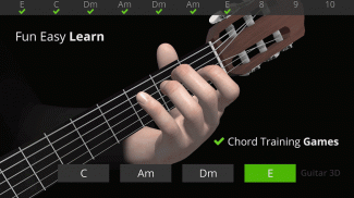 Kunci Gitar Dasar 3D - Basic Guitar Chords 3D screenshot 6