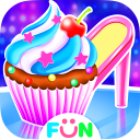 Game memasak anak-anak: membuat cupcake stiletto