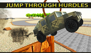 4x4 Off Road Army Jeep Stunts screenshot 9