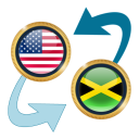 US Dollar to Jamaican Dollar icon