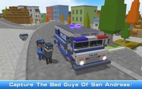 Blocky San Andreas Police 2018 screenshot 1