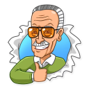 Stickers Stan Lee Icon