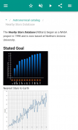 Astronomical catalogs screenshot 4