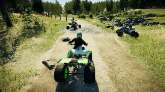 Quad ATV Racen auto spel screenshot 1