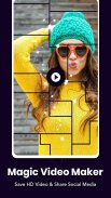 Magic Video Maker-Status Maker-Photo Video Editor screenshot 1