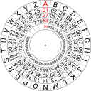 Mexican Army Cipher Disk