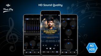 Music Player - Stylish Equalizer Fast Music Player screenshot 1