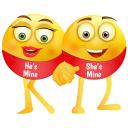 Love Couple Emoji Sticker Keyboard