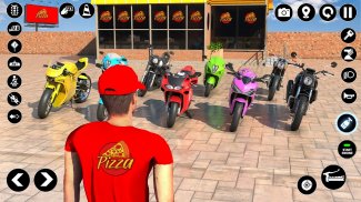 Bike Games Pizza Delivery screenshot 2