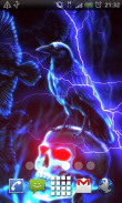 Lightning Skull Live Wallpaper screenshot 0