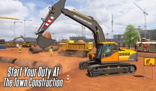City Heavy Excavator: Konstruksi Crane Pro 2018 screenshot 9