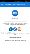 MM Unicode Installer screenshot 3