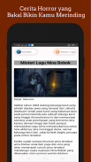 Cerita Hantu, Seram dan Horor Offline screenshot 1