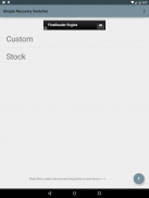 Simple Recovery Switcher screenshot 0