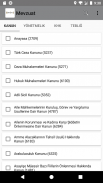 Mevzuat - En güncel uygulama screenshot 2