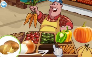 Food puzzle for kids 🥕🍅🍍🍉🎂🍭🍪🧀 screenshot 2