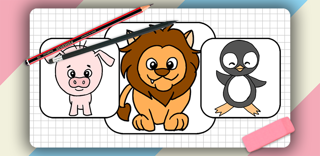 Download do APK de Como desenhar animais de Kawaii para Android