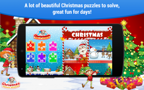 Christmas games: Kids Puzzles screenshot 3