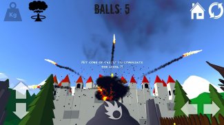 Cannon Game - Destroy the ramparts screenshot 1