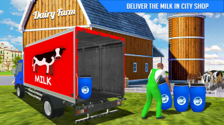 Milk Van Delivery 3D - Dairy Transport Truck screenshot 7