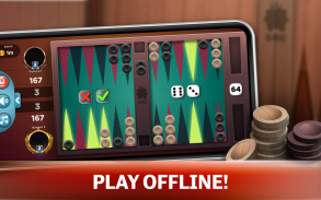 Backgammon - Offline Free Board Games screenshot 1