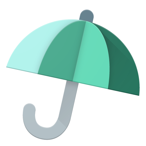 Зонт приложение для котла. Umbrella APK icon.