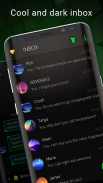 Dark mode SMS theme screenshot 1