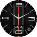 Analog Watch Face Color Line Icon