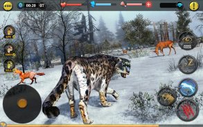 Forest Snow Leopard Sim screenshot 14