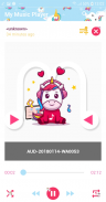 Unicorn Music Player : Unicorn Cute Player Theme screenshot 2