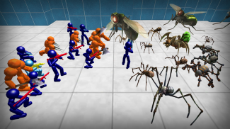 Stickman Spiders Battle Simula screenshot 1