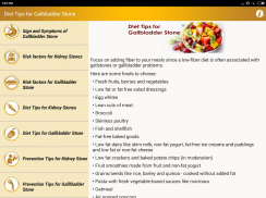 Stone Diet Renal Gall Bladder Kidney Gallbladder screenshot 15