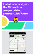 Waze navigáció és élő forgalom screenshot 7